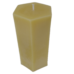 Candle - 6 in hexagon - retail