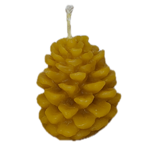 Candle - pine cone, small - retail